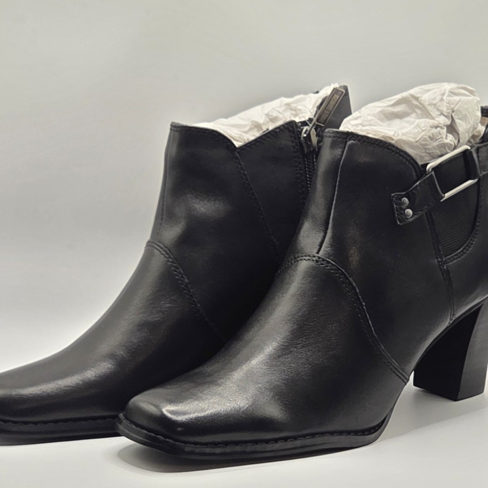 Harley-Davidson Sleek Black Ankle Boots